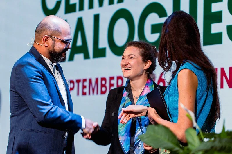 Ieva Indriutnaite at the Nordic Climate Dialogues