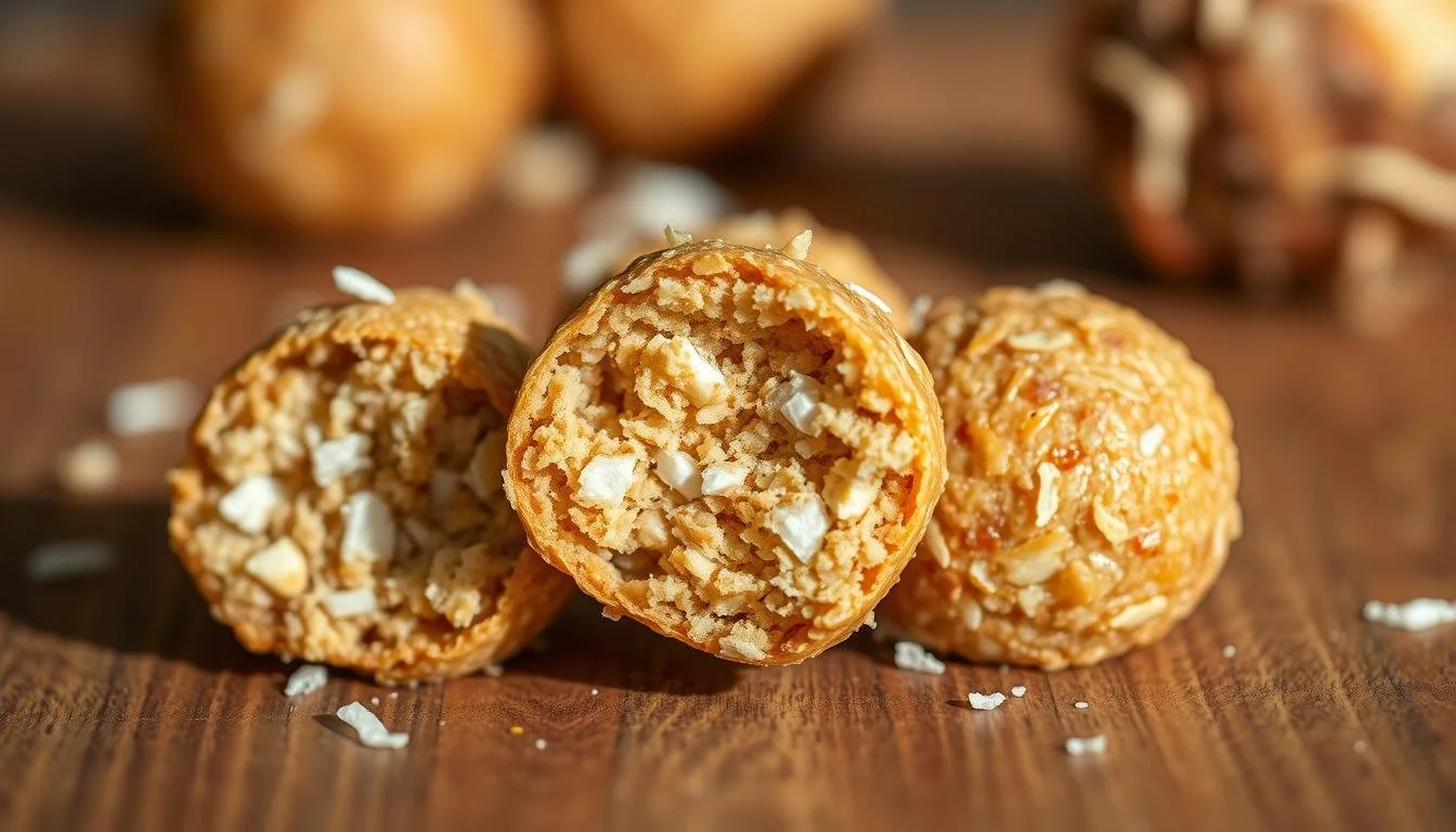 Coconut-oat energy bites