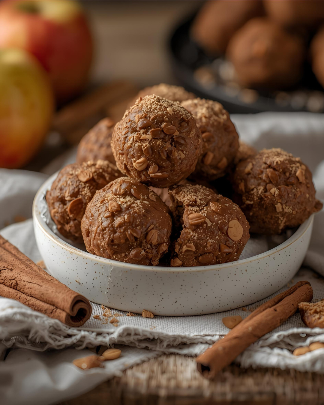 Apple Cinnamon Energy Balls