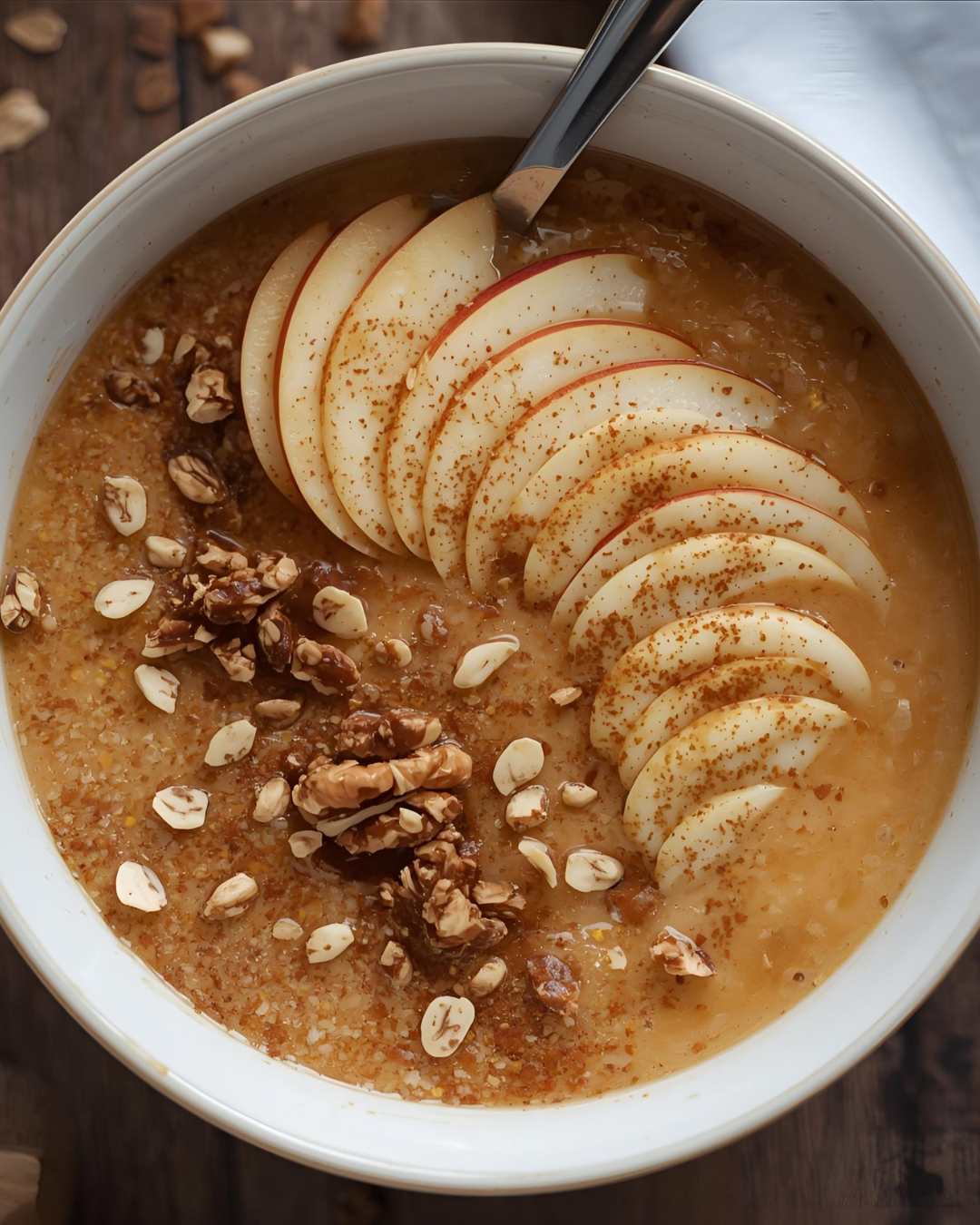 Pumpkin-cinnamon porridge