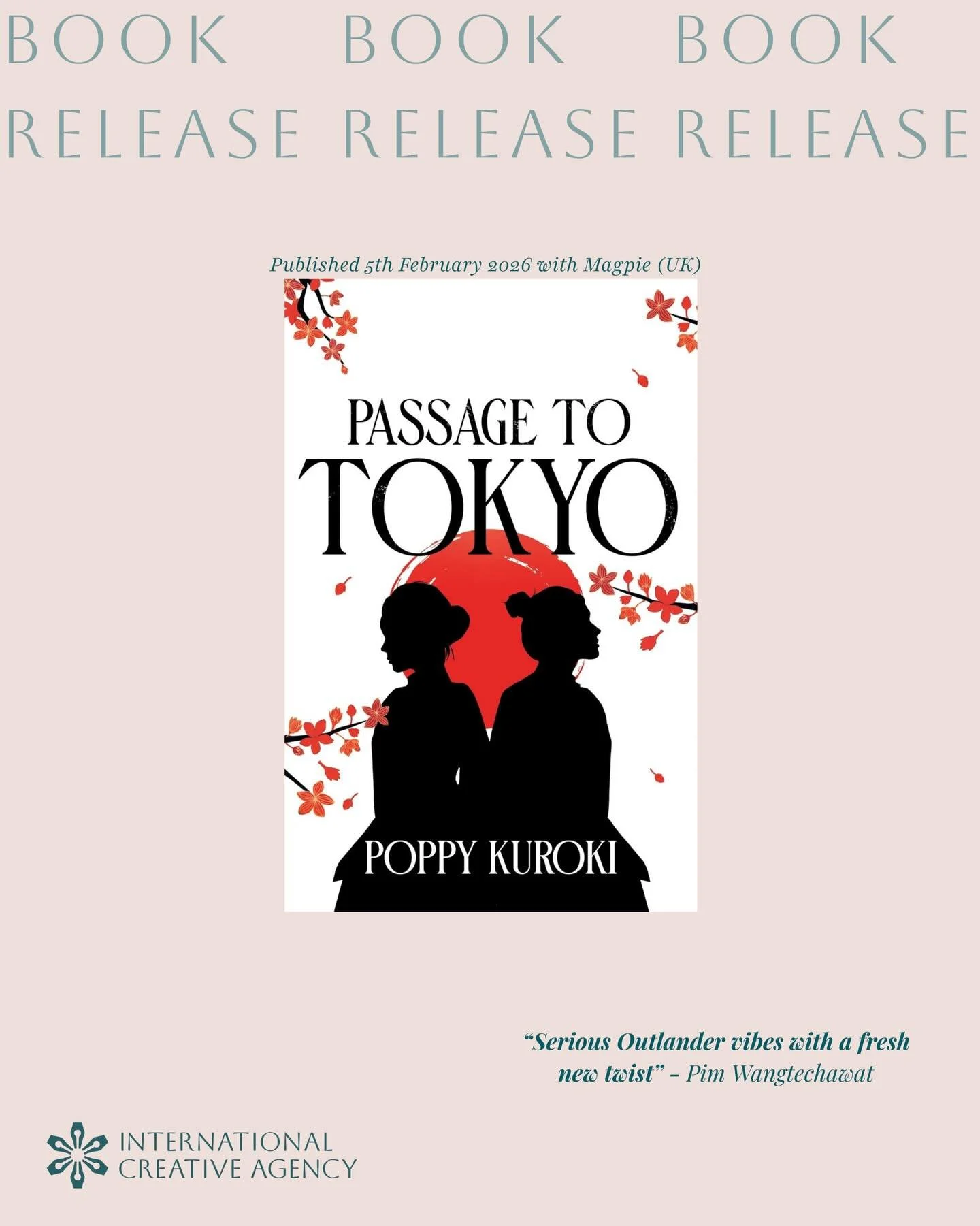 ✨Congratulations @poppykuroki on the publication of PASSAGE TO TOKYO🪽

Book 2 of the Ancestor Memories trilogy, foreign rights have already sold in the US, Russia, Italy and Portugal.