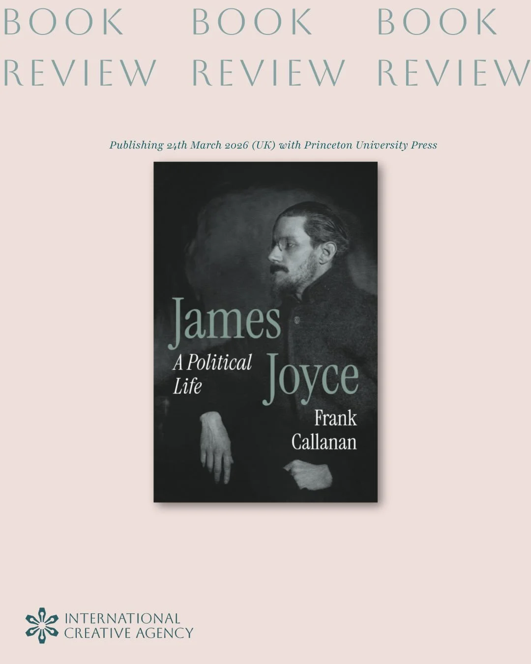 Frank Callanan&rsquo;s James Joyce: A Political Life offers &ldquo;a richly detailed portrait of a civic-minded writer.&rdquo; Read the full review in @publisherswkly.bsky.social &mdash; and grab a copy of James Joyce on March 24th (UK) or April 14th