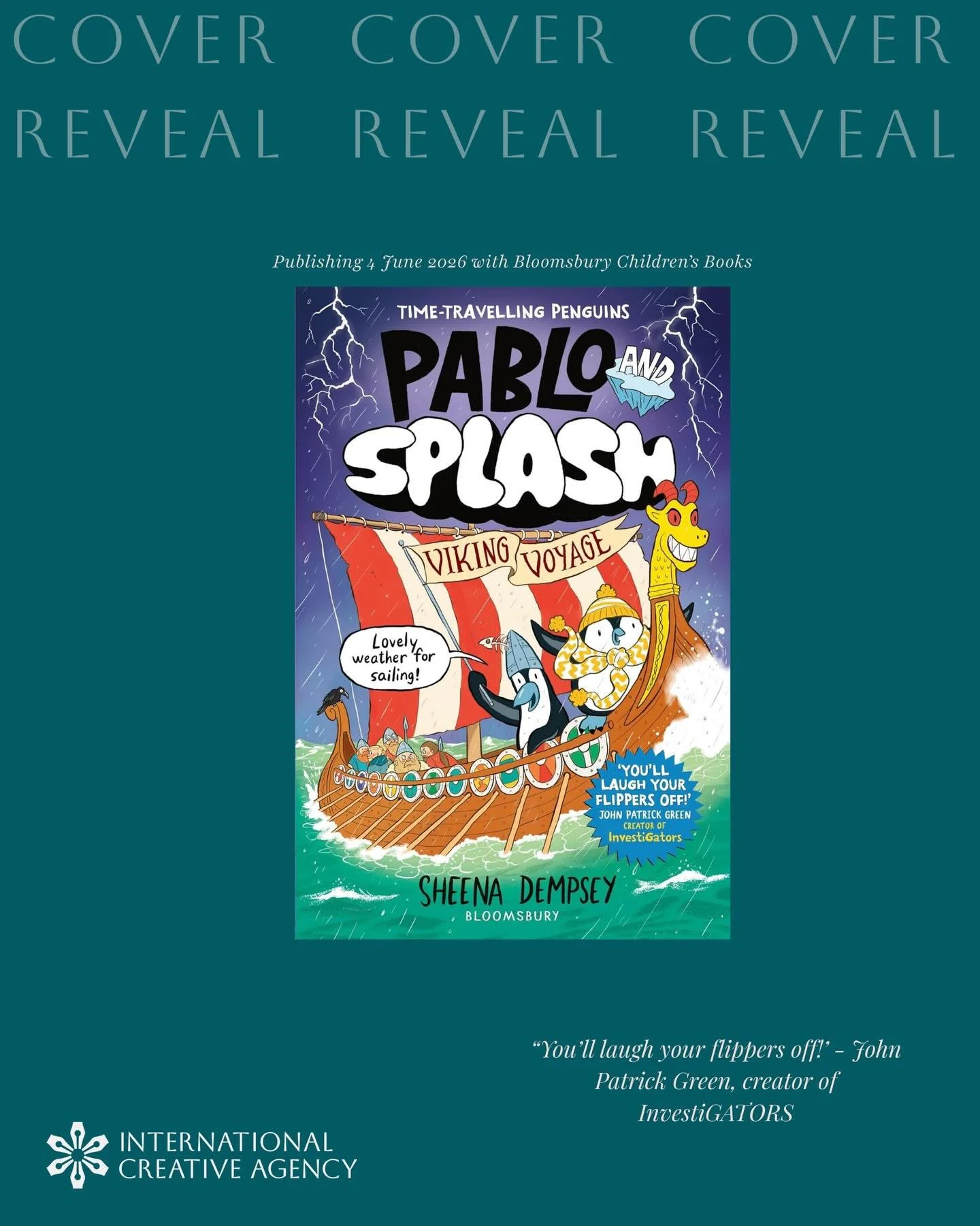 The award-winning, time-travelling penguins Pablo and Splash are back - on board a Viking longship - in this hilarious, full-colour graphic novel. Fans of Bunny vs Monkey or InvestiGATORS will love it.

Rights to previous instalments in this irresist