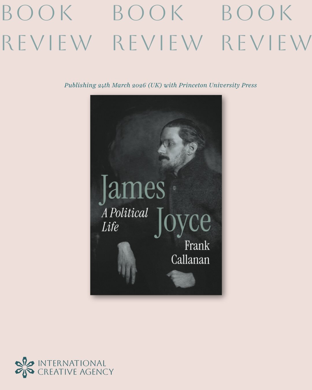 Frank Callanan&rsquo;s James Joyce: A Political Life offers &ldquo;a richly detailed portrait of a civic-minded writer.&rdquo; Read the full review in @publisherswkly.bsky.social &mdash; and grab a copy of James Joyce on March 24th (UK) or April 14th