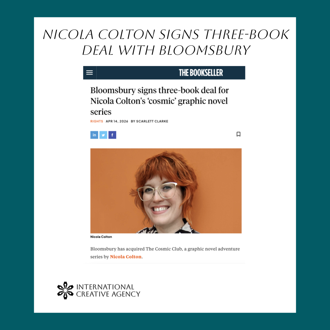 Nicola Colton signs three-book deal with Bloomsbury for graphic novel series THE COSMIC CLUB 