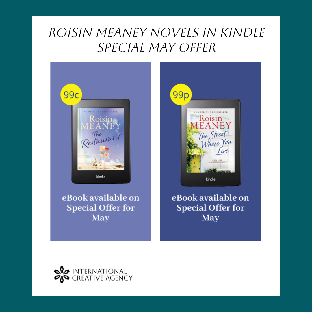 Roisin Meaney Novels selected for Kindle May Deal