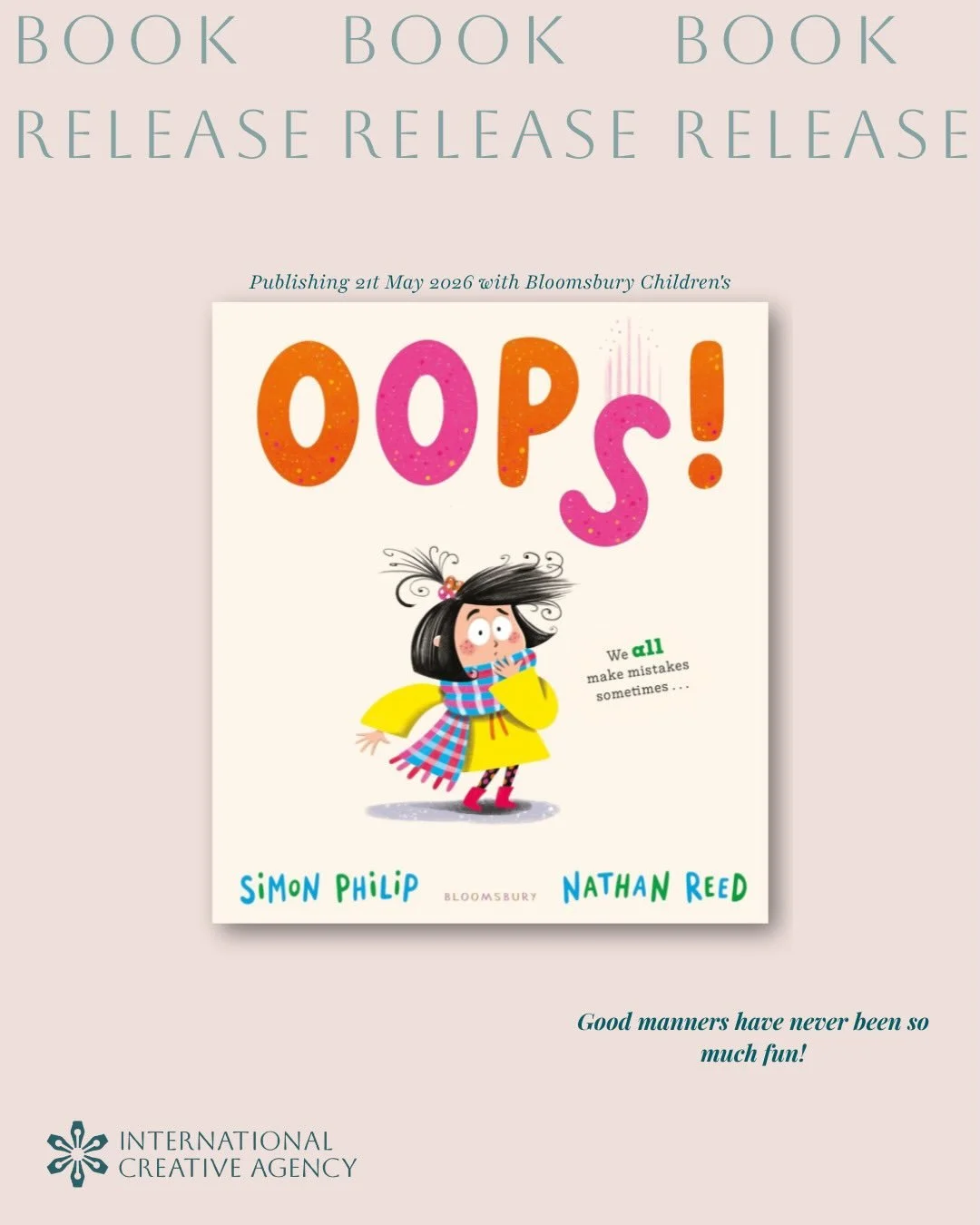 It&rsquo;s publishing day for Simon Philip&rsquo;s OOPS, a riotous, fast-paced adventure that proves one small word can make a very big difference. This is the perfect picture book for sparking laughter, conversations and repeat reads. With wonderful