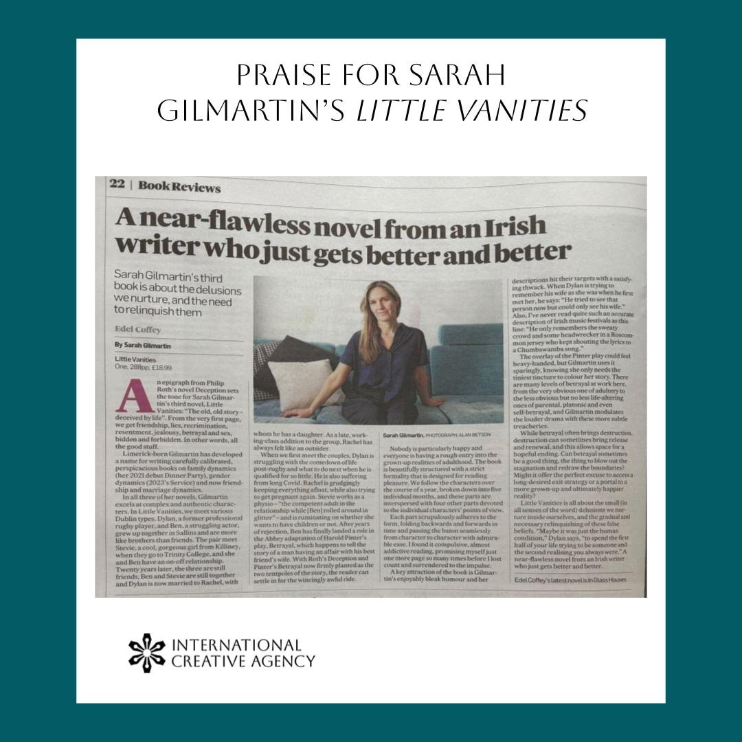 “A near-flawless novel from an Irish writer who just gets better and better”