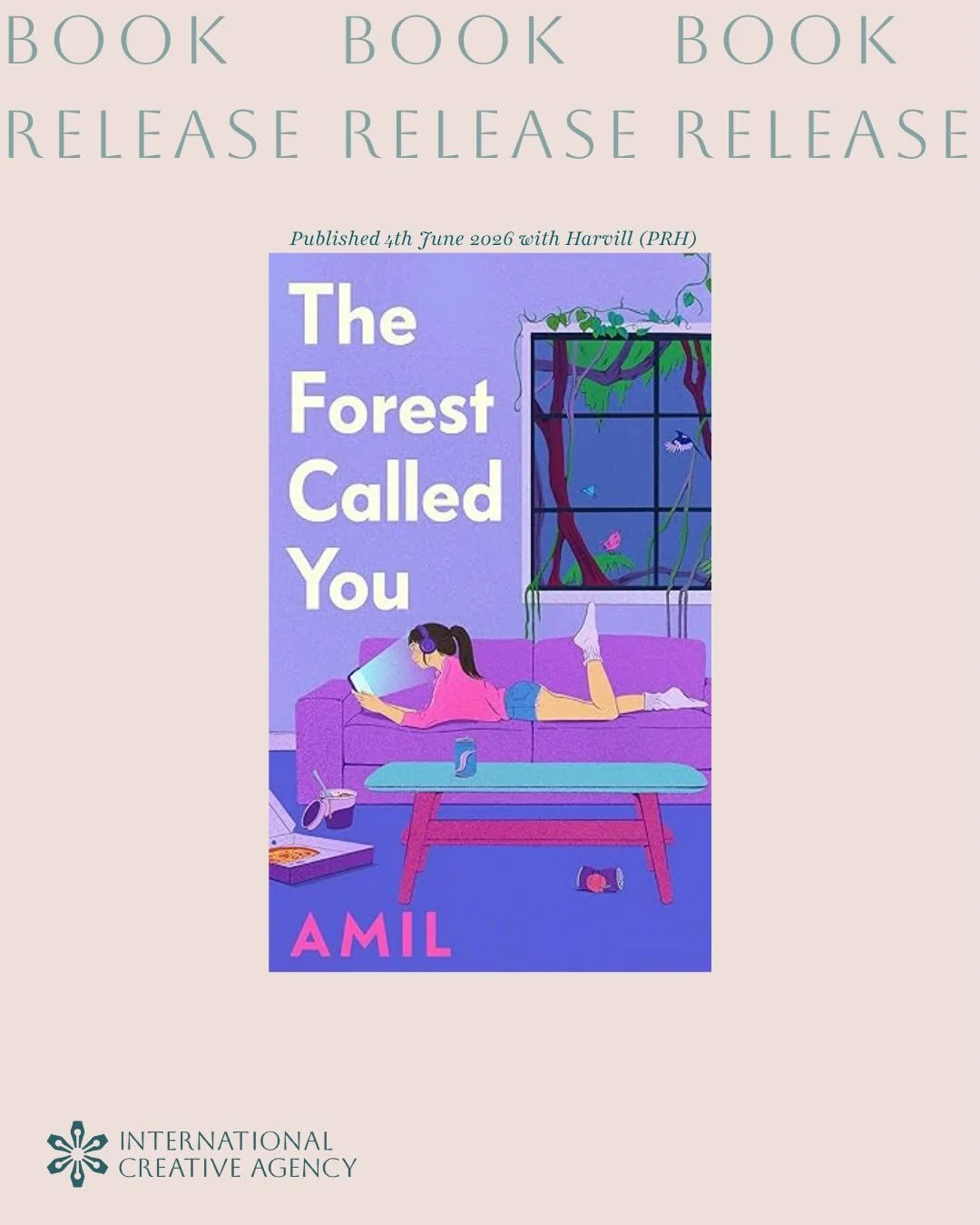 Today THE FOREST CALLED YOU by author Amil is publishing in the UK with Harvill (PRH). Translated by our brilliant client Joheun Lee, this novel is a love letter to K-Pop, romance and high school politics &ndash; about staying true to our passions an