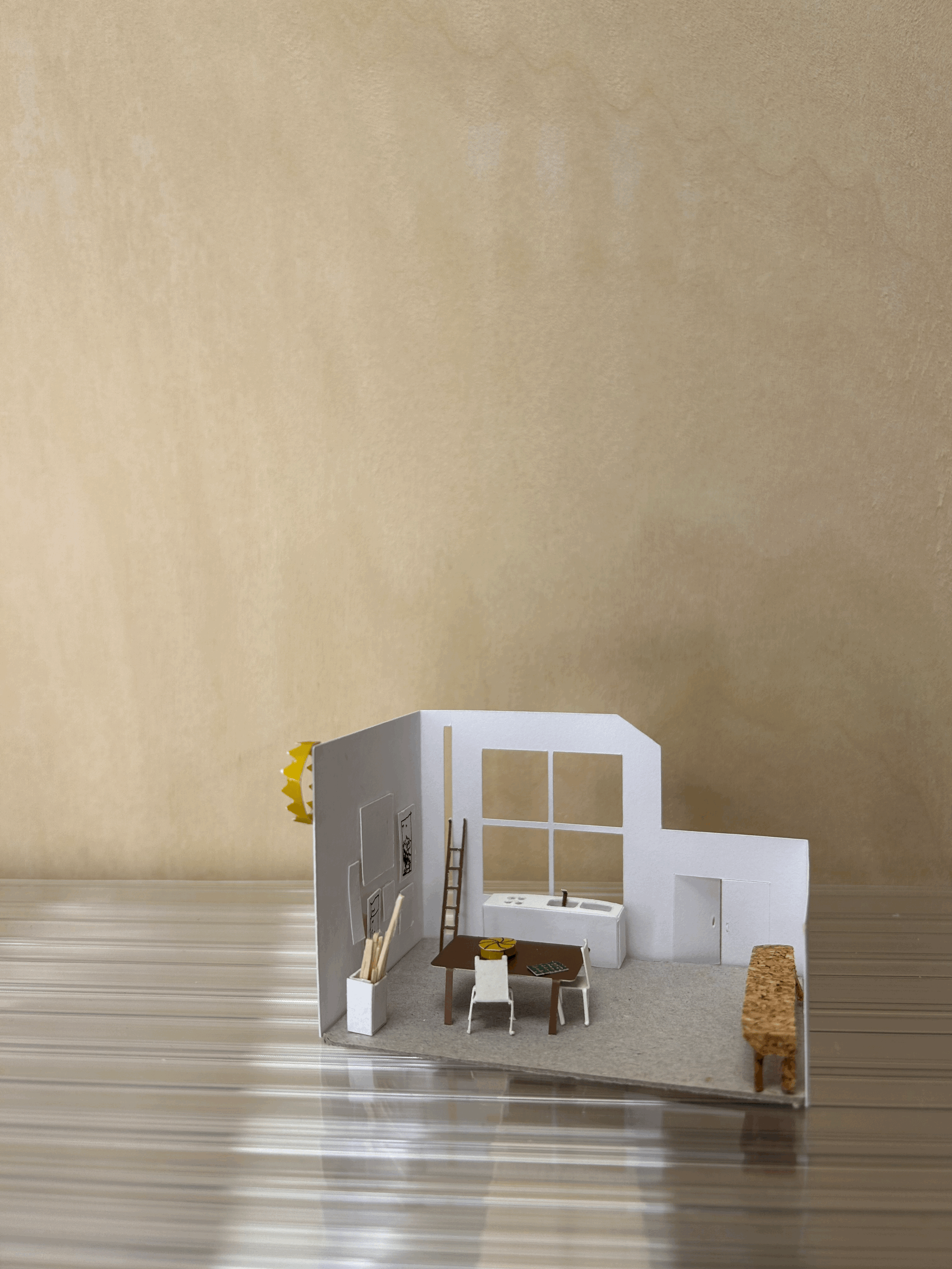 Kit maquette Janvier - Galette à l'atelier