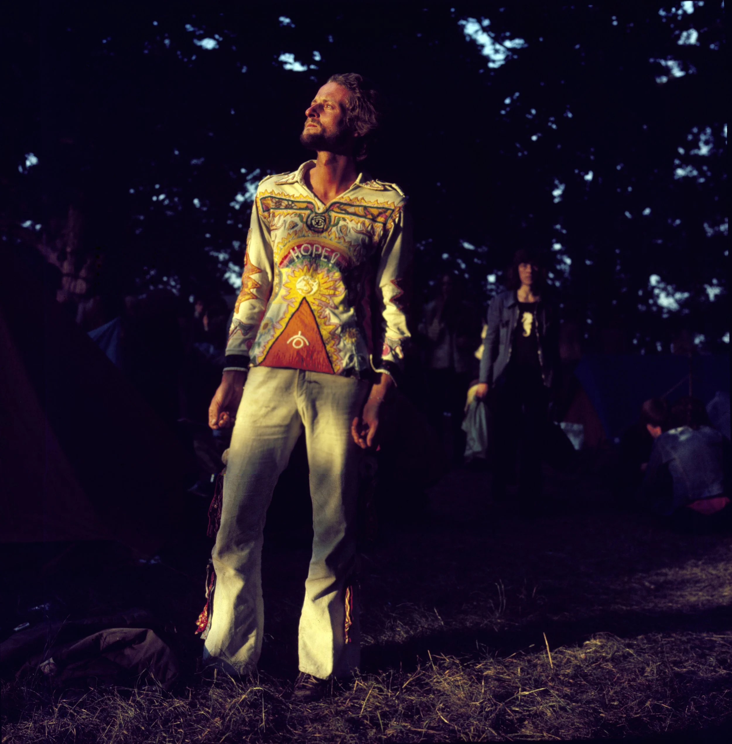 New Age Man. Glastonbury Festival in 1974. c Ron Reid archive.  Camera Press Ref. 01107631.jpg