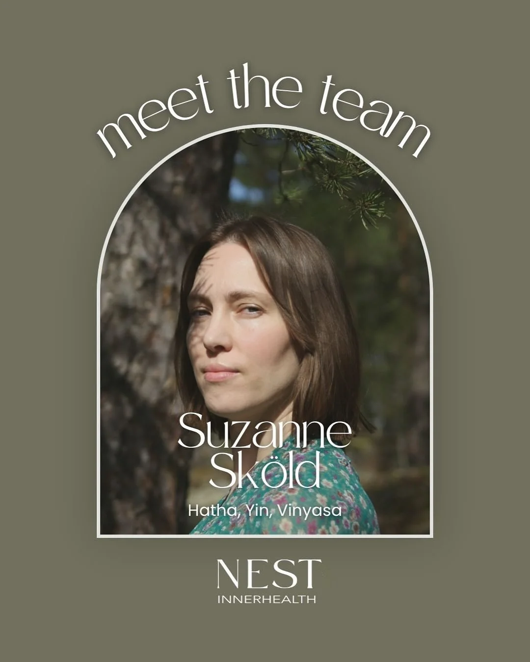 &bull;MEET THE TEAM&bull;

Det h&auml;r &auml;r Suzanne @soulelyinterior 🤍

Yogal&auml;rare och somatic movement facilitator som guidar dig genom en mjuk och utforskande praktik.

P&aring; sina klasser hos oss s&aring; skapar hon ett tryggt space f&