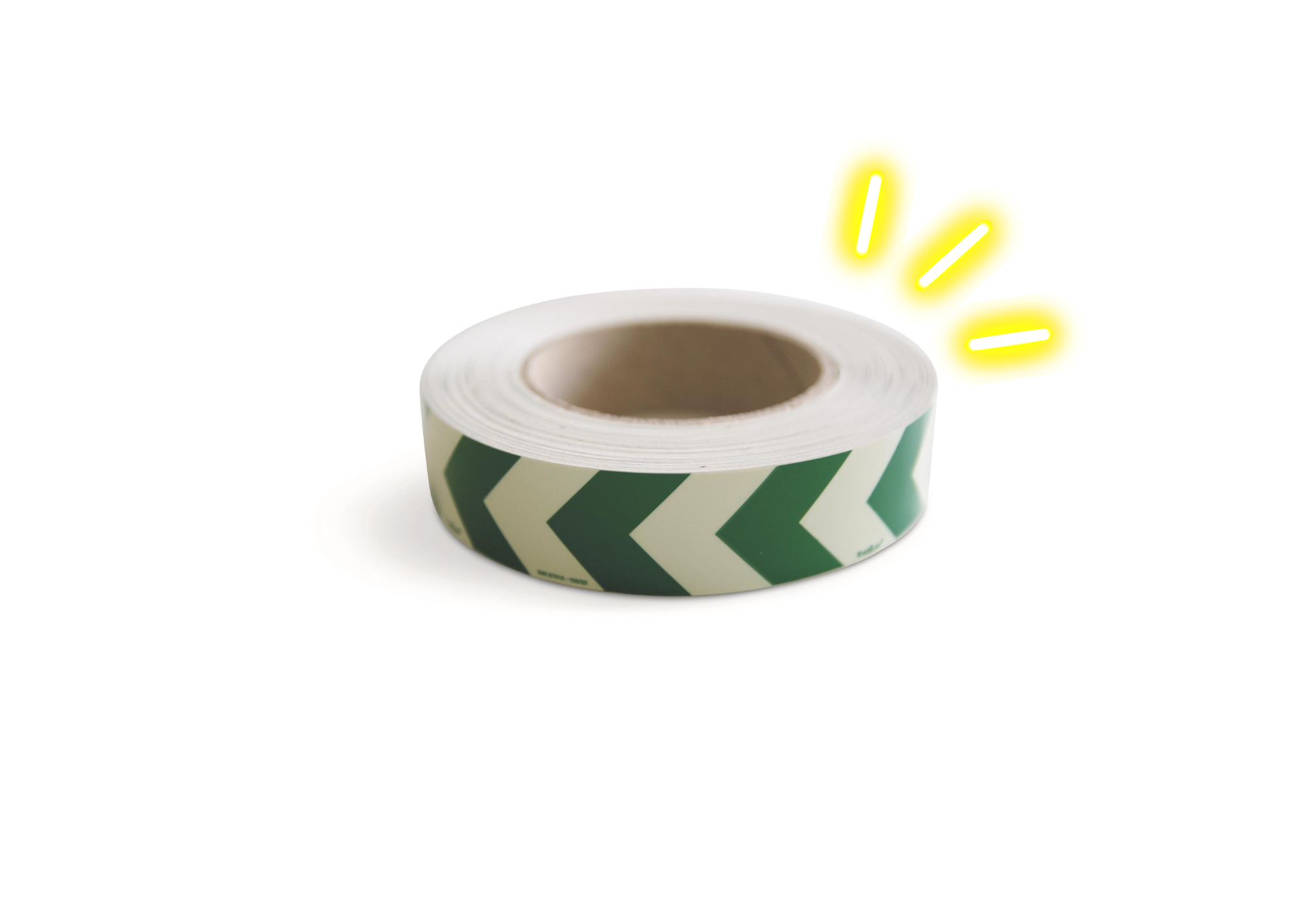 Nachleuchtendes Band mit Pfeilen – 25 m Rolle