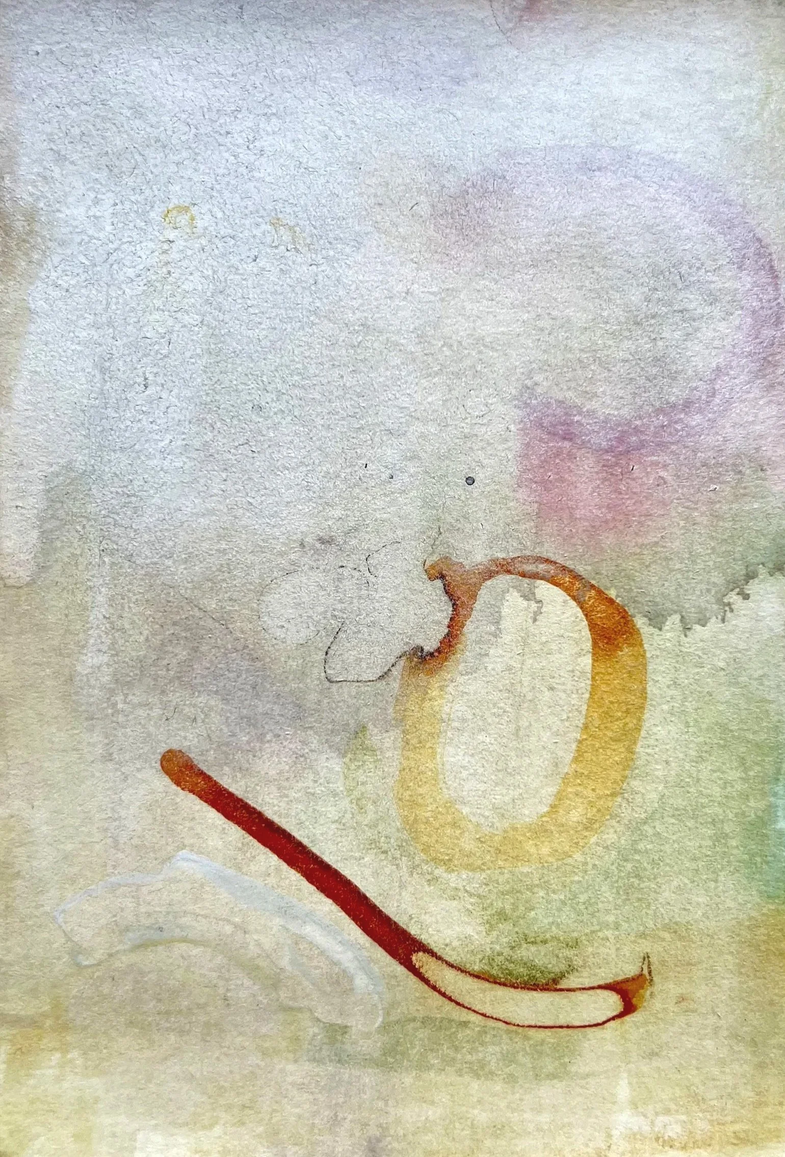 Lichter löffeln 2024, 
watercolor on paper
14,8 x 21 cm