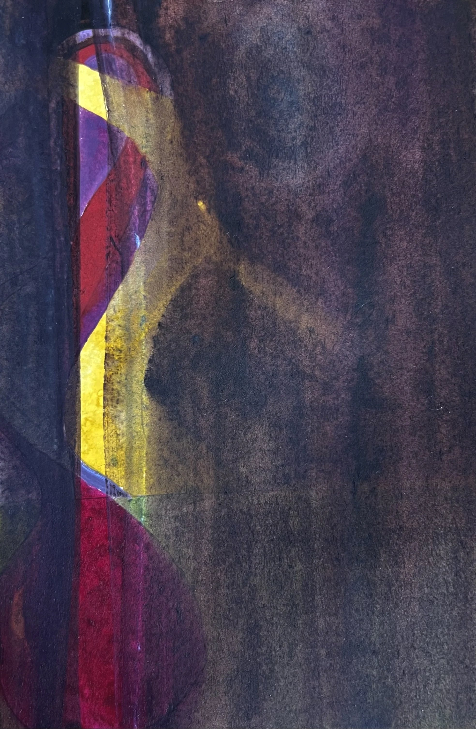 Vorhang auf 2024,
watercolor on paper
10,5 x 14,8 cm