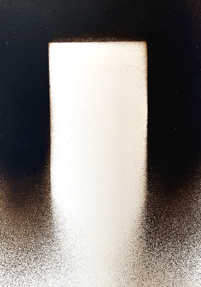 Gateless Gate 2024,
spray paint on paper
21,0 x 29,7 cm