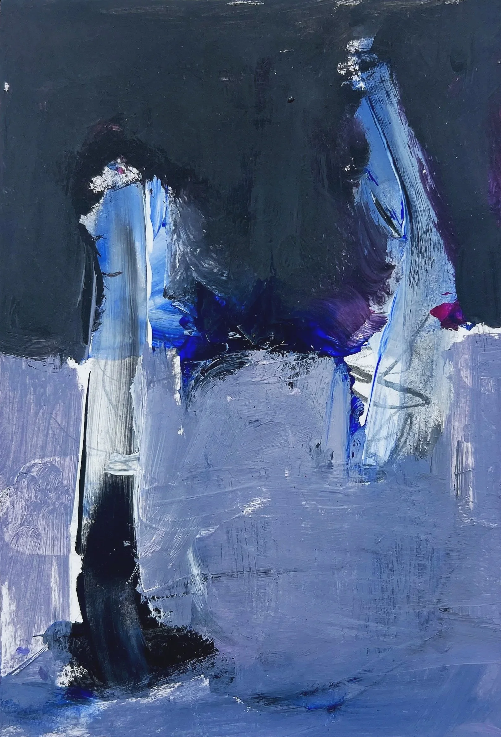 Spieglein Spieglein 2024,
acrylic and graphite on paper
14,8 x 21,0 cm