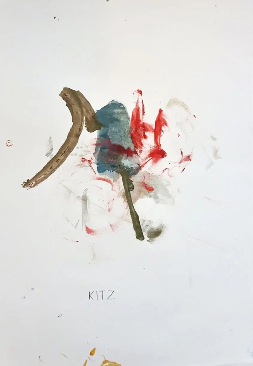 Kitz 2024,
acrylic and graphite on paper
29,7 x 42,0 cm