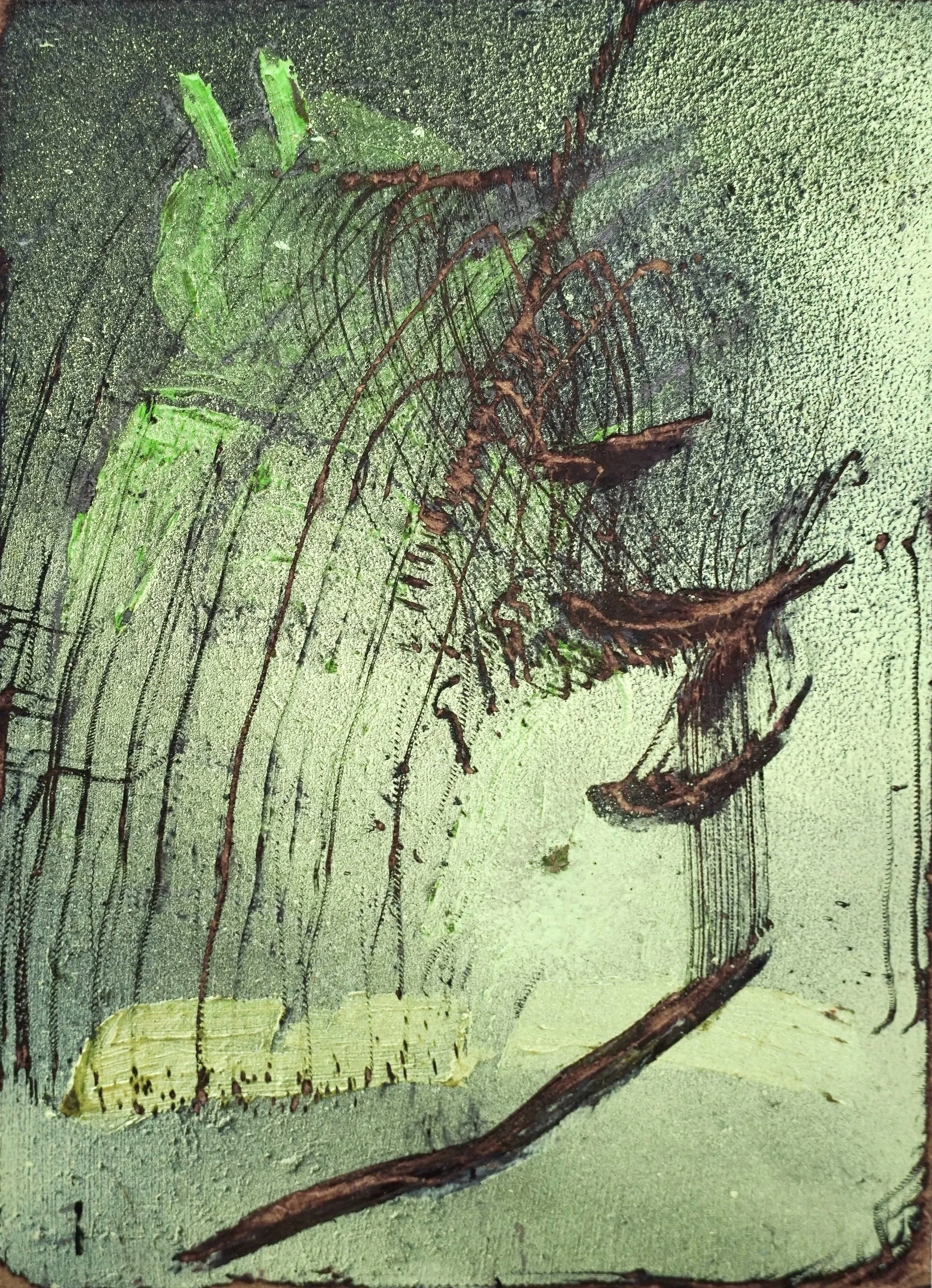 Untitled 2024
acrylic and grinding machine on MDF-block
13 x 18 cm