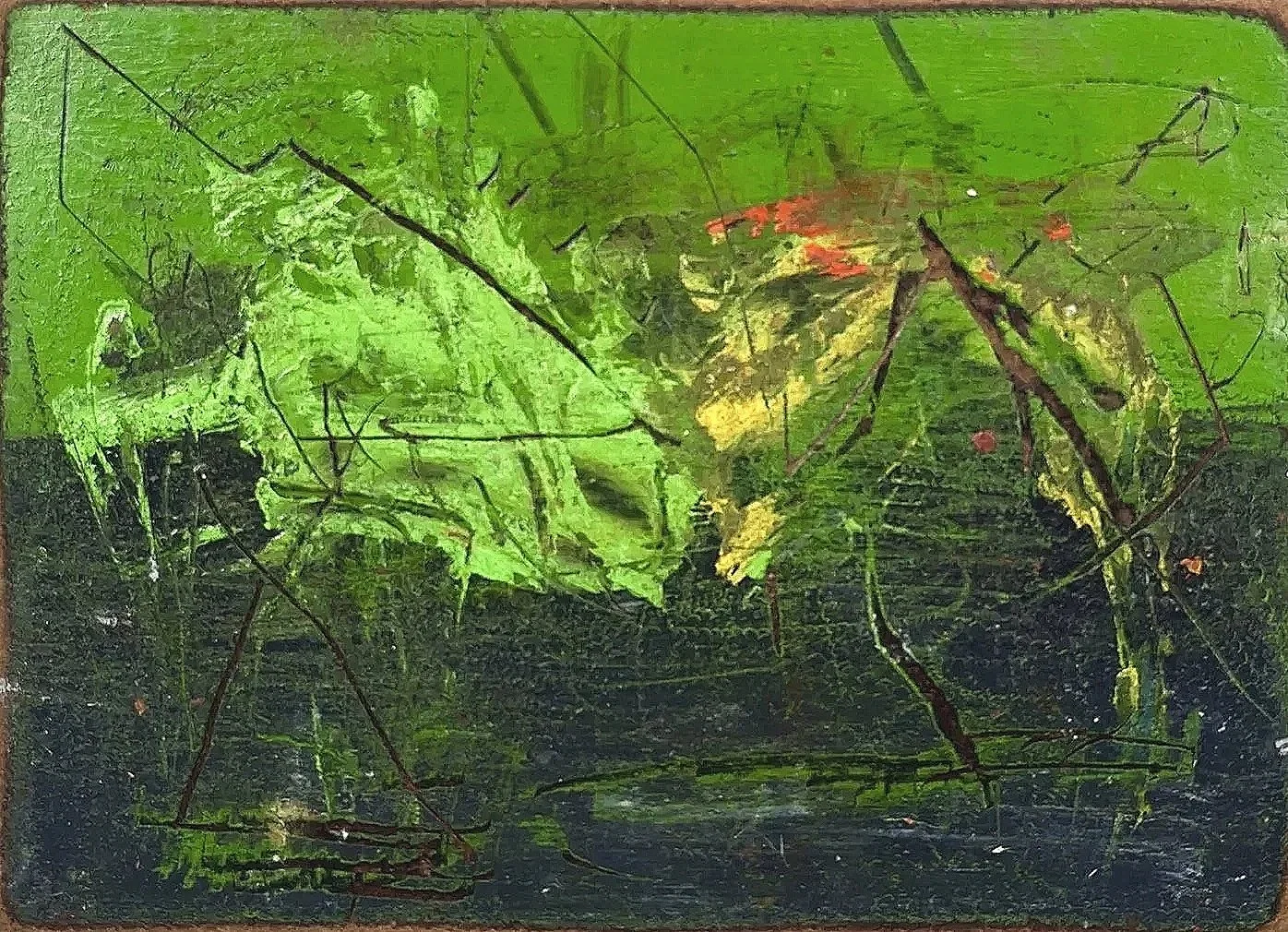 Untitled 2024
acrylic and grinding machine on MDF-block
13 x 18 cm