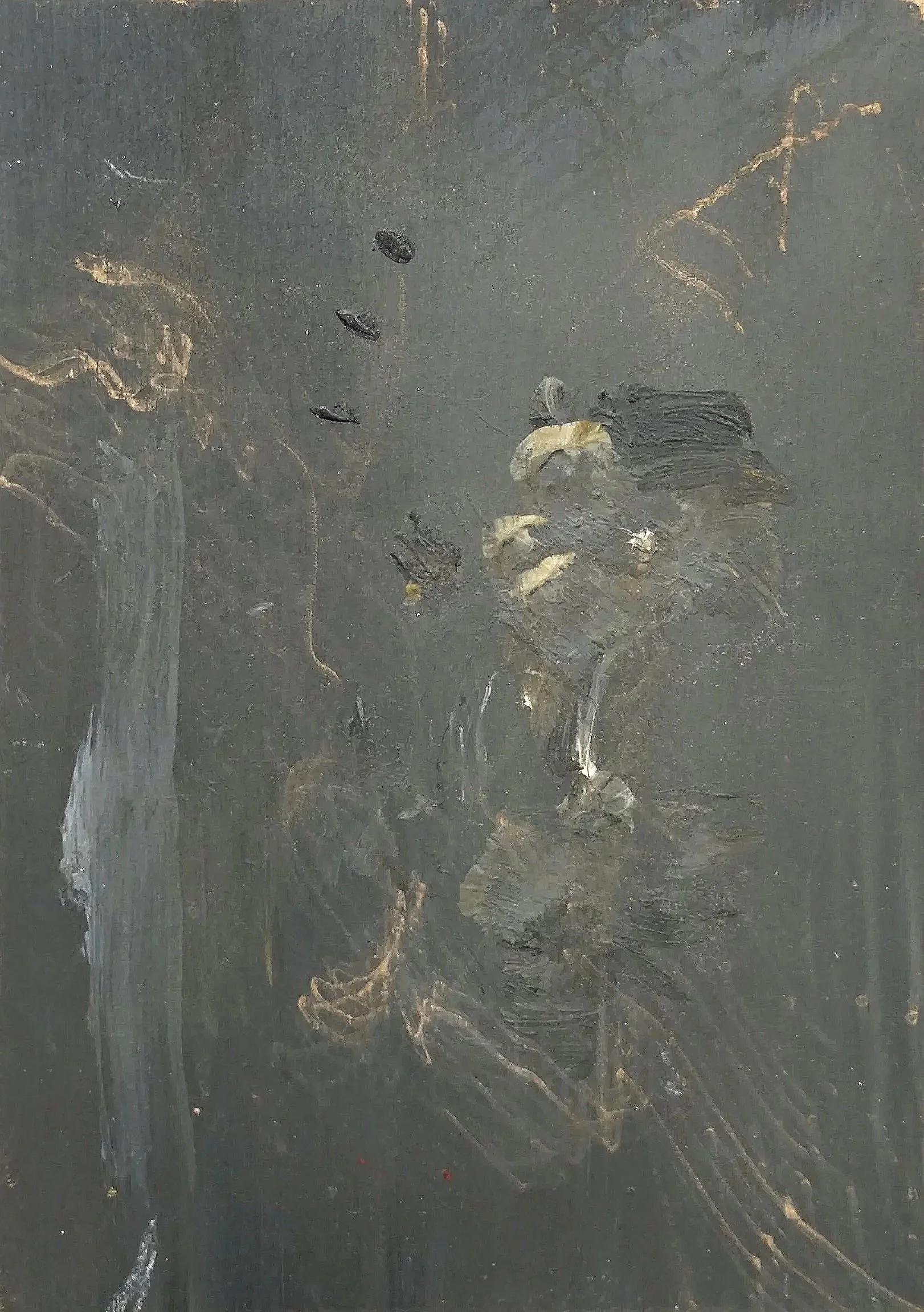 Untitled 2024
acrylic and grinding machine on MDF-block
13 x 18 cm