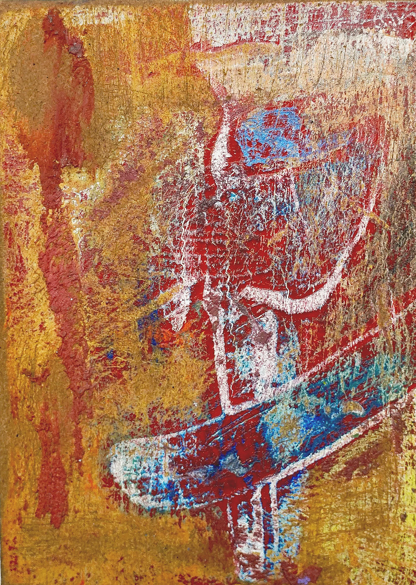 Untitled 2024
acrylic and grinding machine on MDF-block
13 x 18 cm