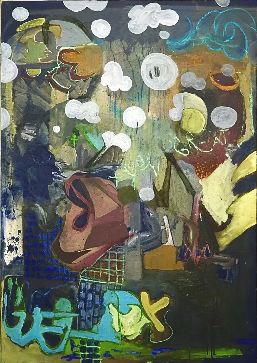 über All 2026
oil and acrylic on wooden canvas
70 x 100 cm