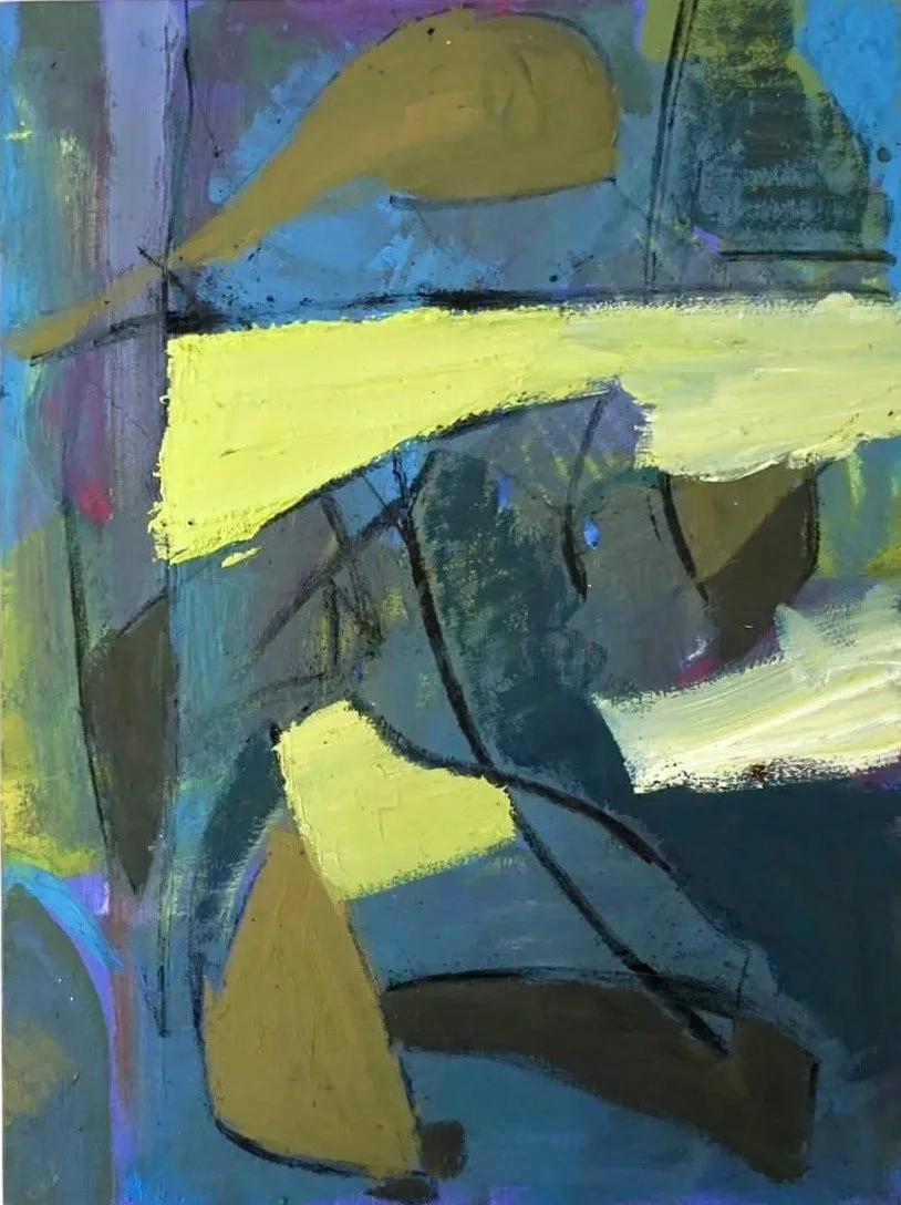 Blaue Stunde 2026
oil, acrylic and charcoal on wooden canvas
15 x 20 cm