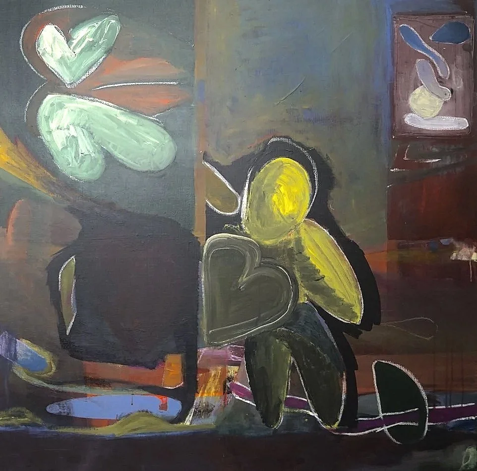 Zunächst mal Herz 2026
oil and acrylic on canvas
80 x 80 cm
