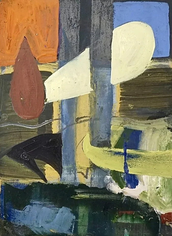 Inbetween 2026
oil and acrylic on MDF-block
13 x 18 cm