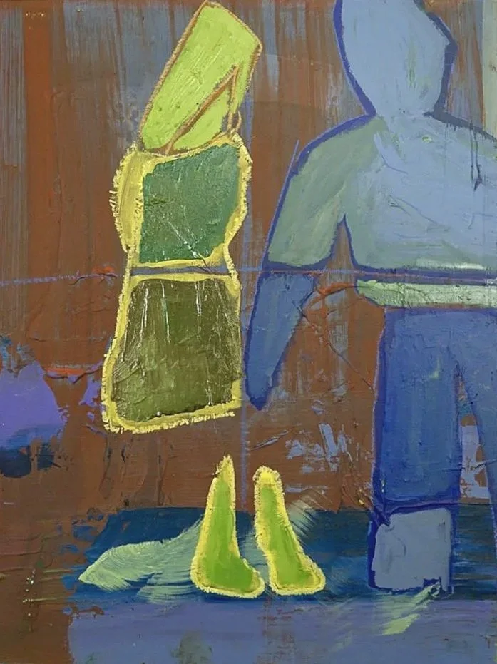 Heiße Luft 2026
oil and acrylic on MDF-block
30 x 40 cm