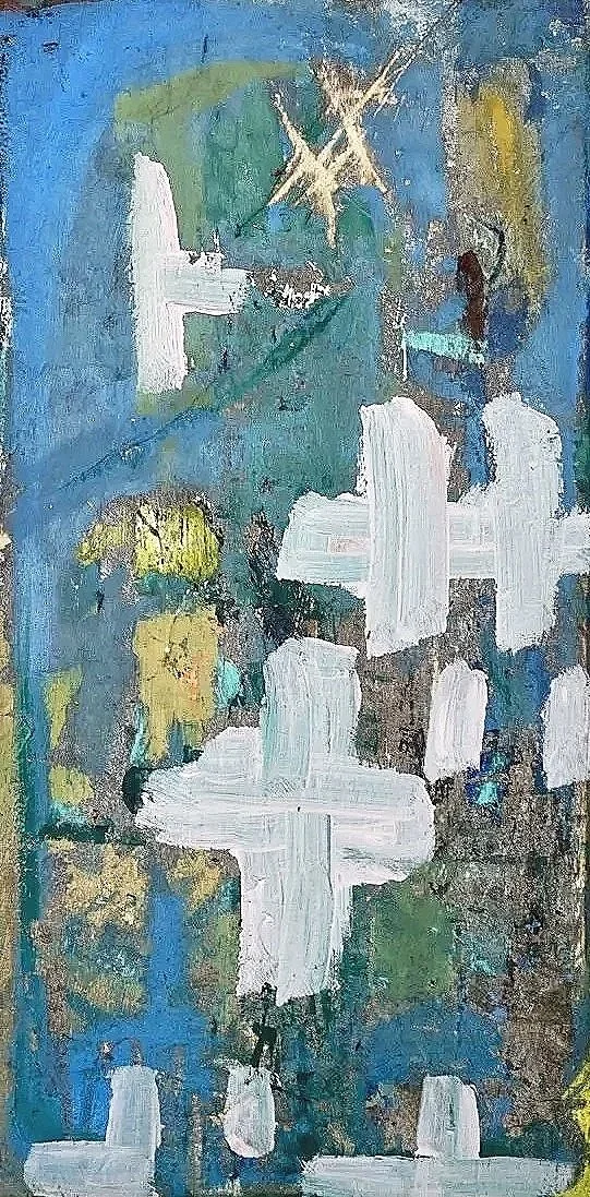 In Dulce Jubilo 2026
acrylic on wooden canvas
15 x 30 cm