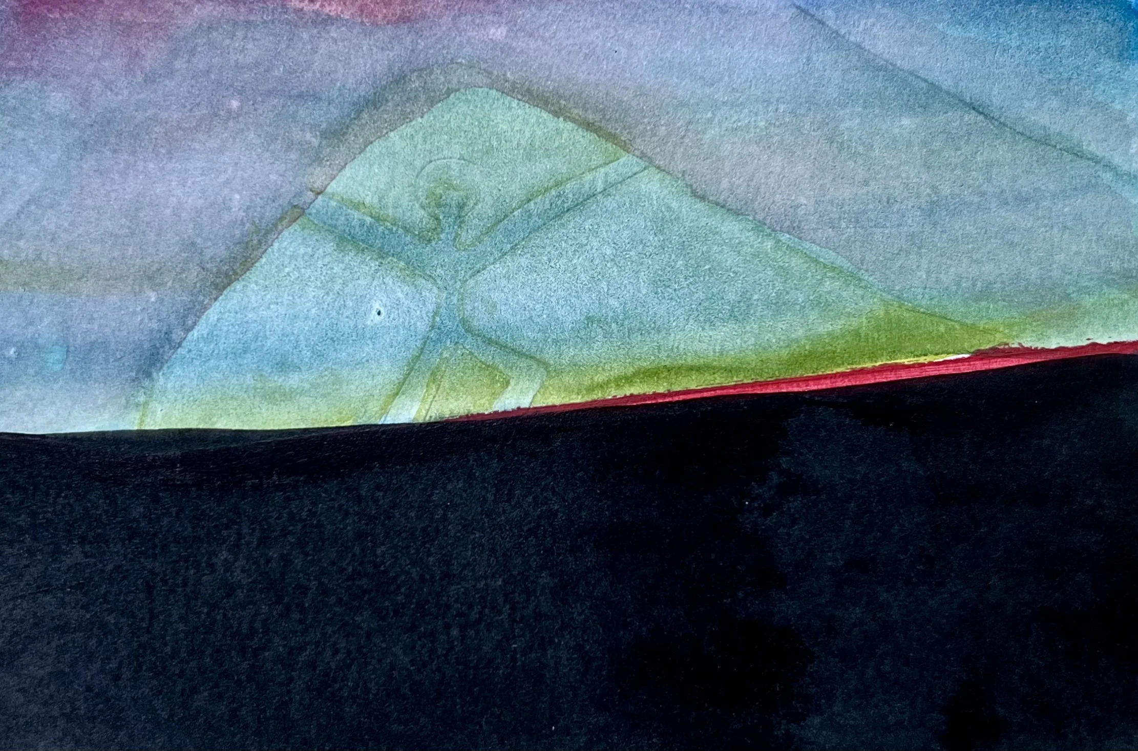 Titel 2026,
watercolor on paper
17,0 x 11,5 cm