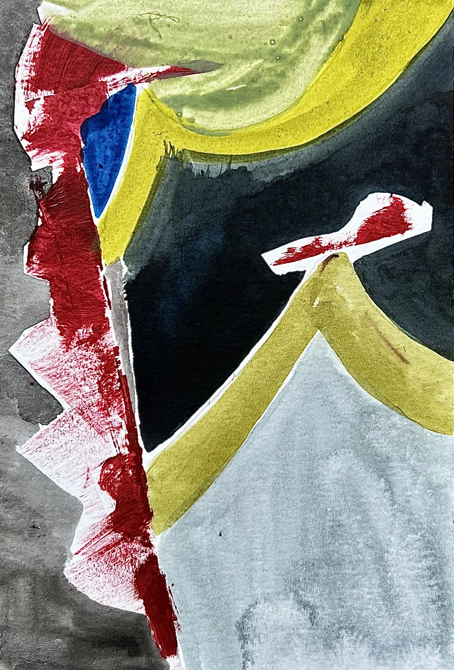 Titel 2026,
watercolor on paper
11,5  x 17,0 cm
