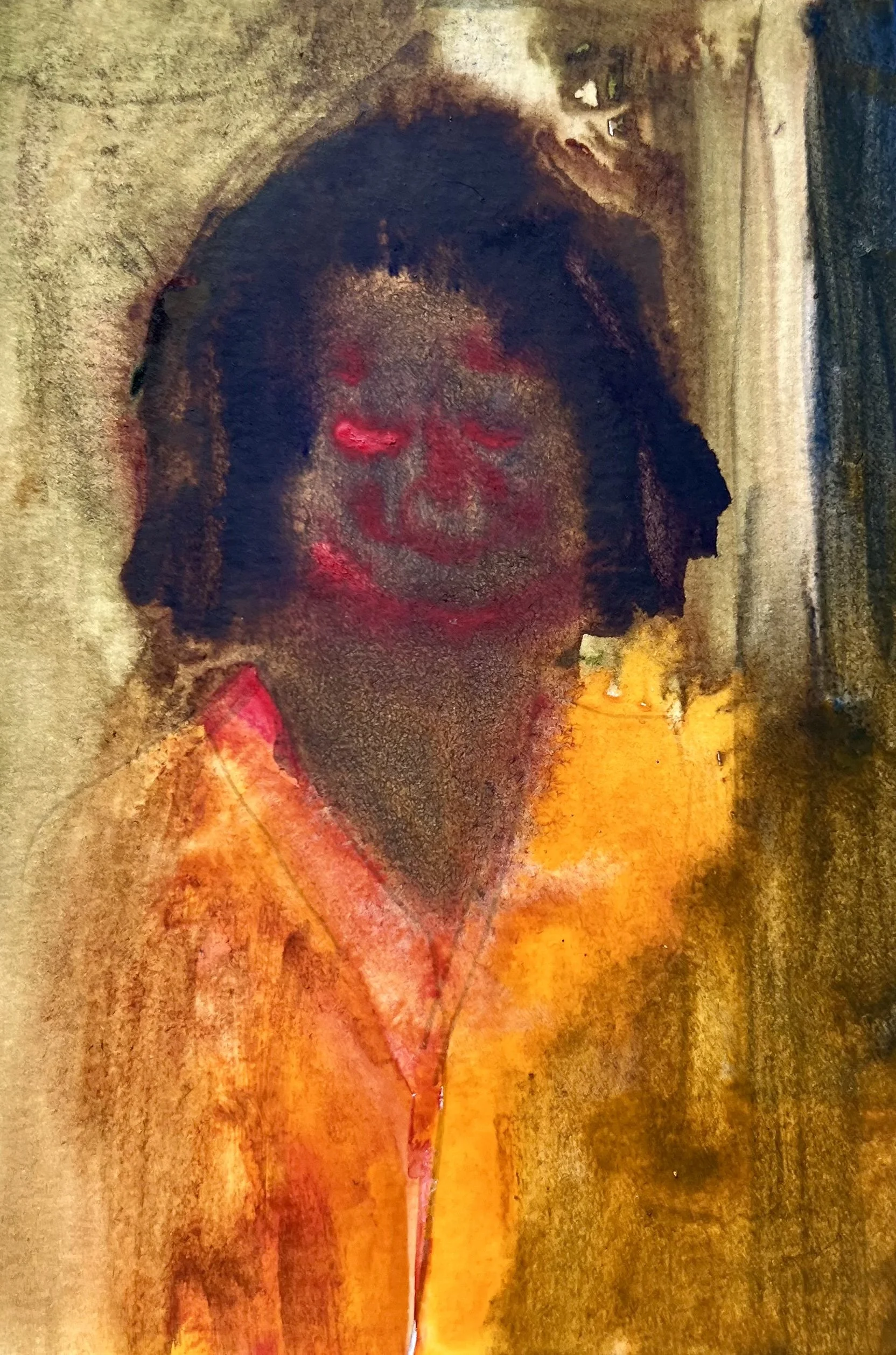 Titel 2026,
watercolor on paper
11,5  x 17,0 cm