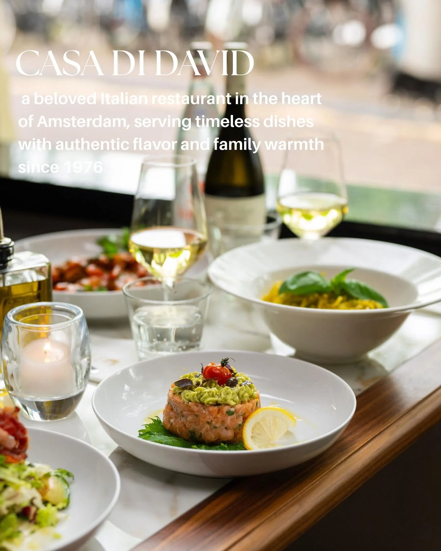 POP Studio welcomes @casadidavid - In 2026, Casa di David celebrates 50 years of bringing authentic Italian flavors to the heart of Amsterdam. Founded by Nicoletta Gezzi and Warmolt Keiser, the family-run restaurant introduced the city to wood-fired 