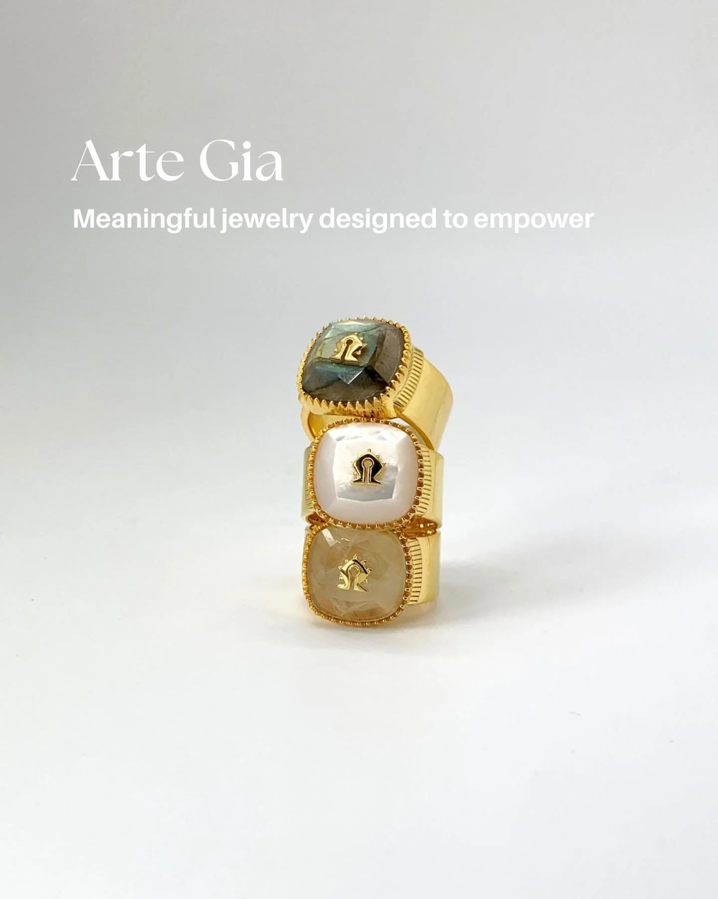 POP Studio welcomes ✨ @arte.gia jewelry made from 100% recycled 925 sterling silver or recycled 925 sterling silver with a layer of 18 carat gold and set with authentic, handpicked and ethically sourced gemstones 💎 Each piece draws from Indonesian h
