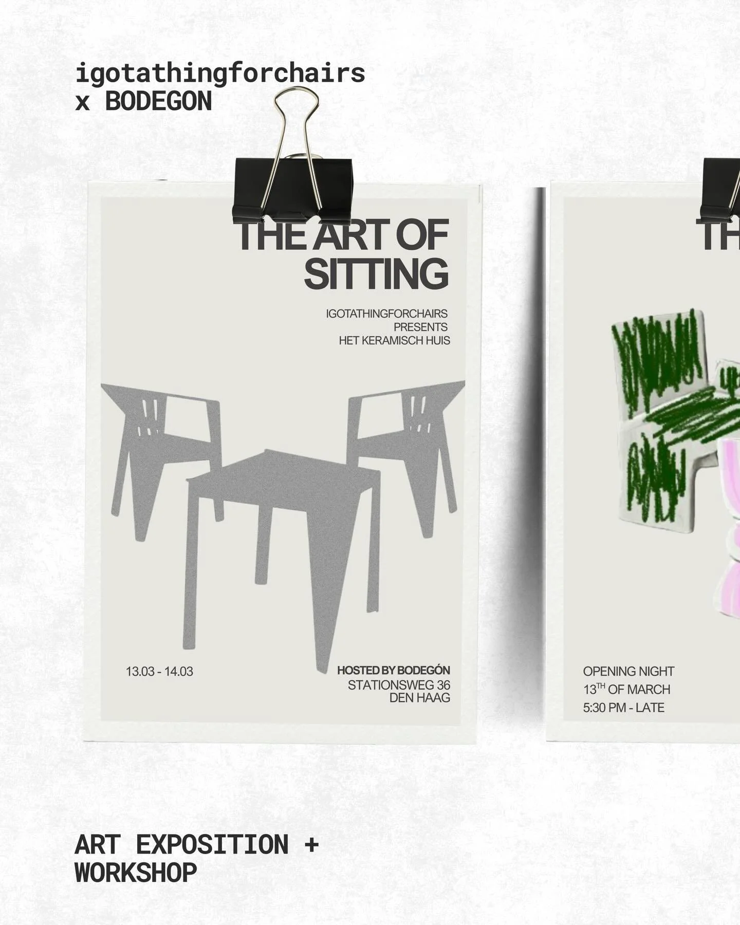 When two worlds POP and collide, something strong happens. 

For our clients @bodegon_thehague and @igotathingforchairs , we brought together a unique collaboration in the form of an exhibition where design, creativity and experience meet. What igota