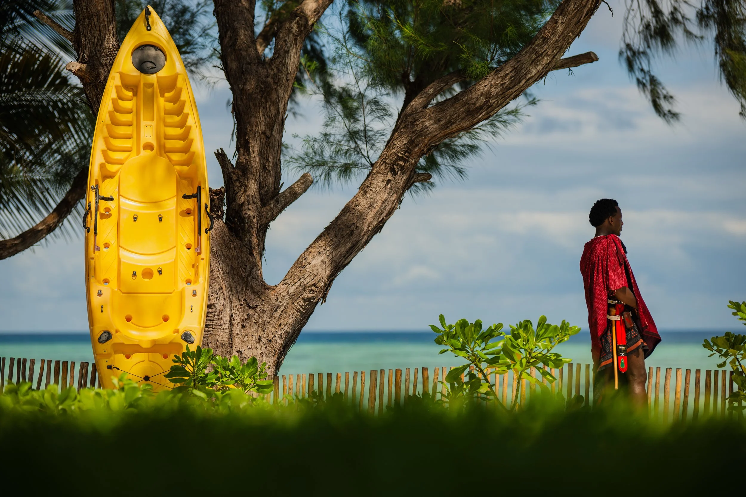 Kayaks available on property at Johari Beach Resort