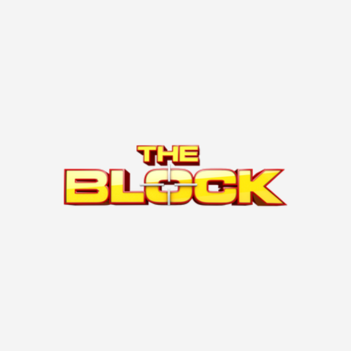 The Block logo on light grey background.