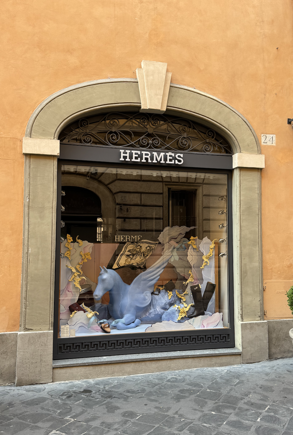 Hermes Shopfront, Florence, Italy