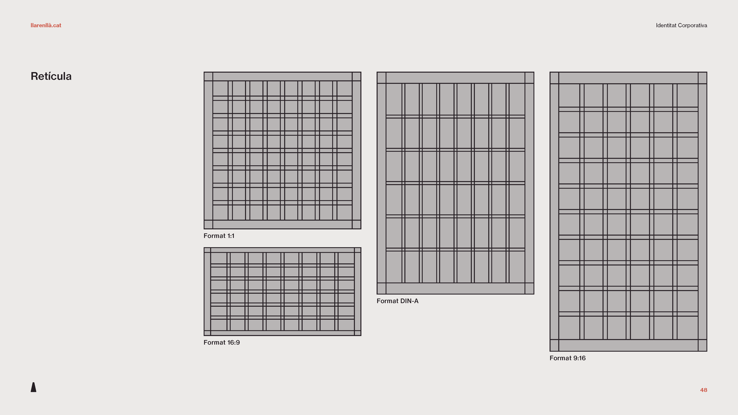 Brand system: Formats and Grids