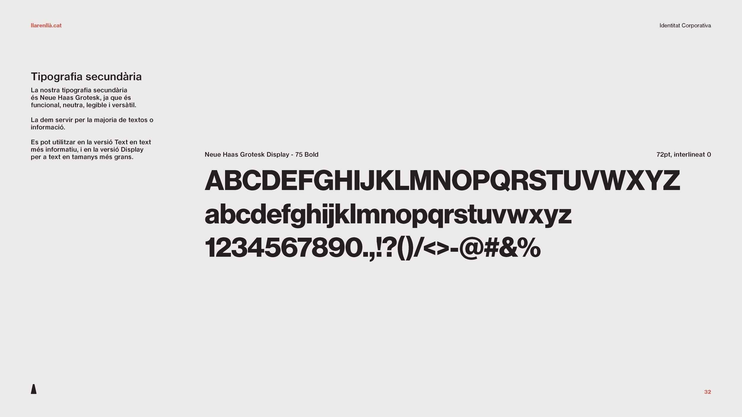 Typeface: Secondary 