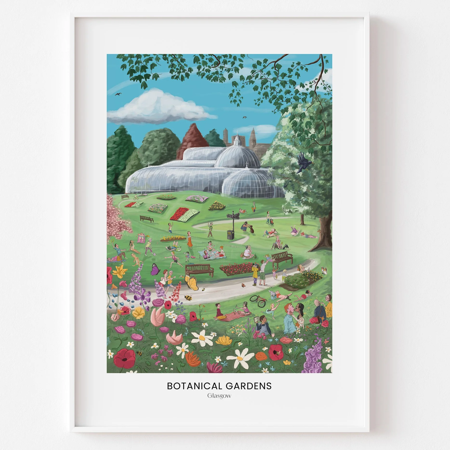 A3 Signed Print | Glasgow Botanics