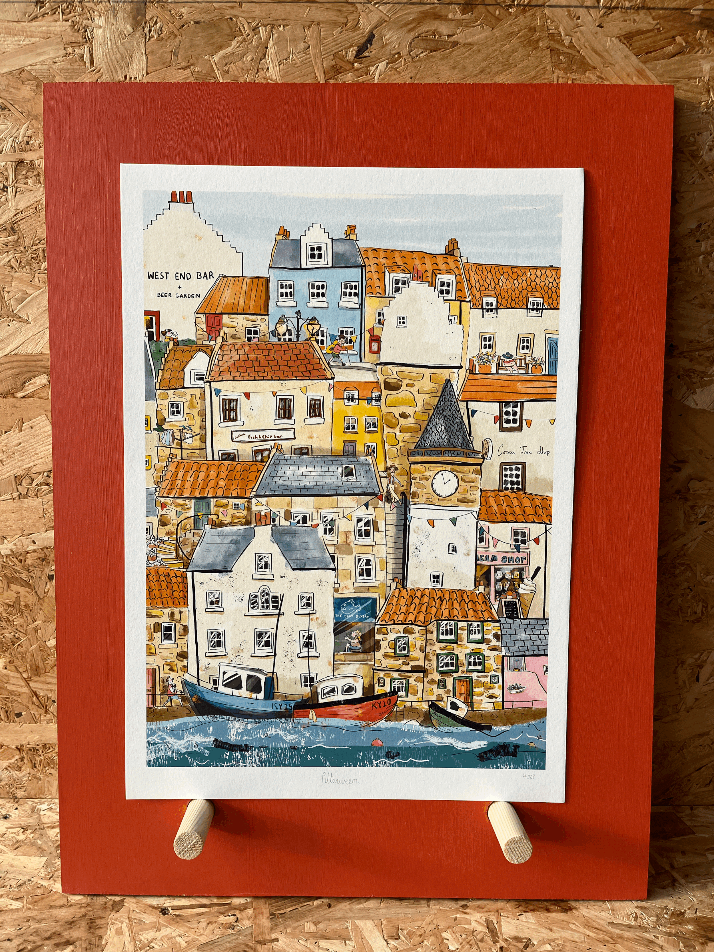 Signed A3 Print | Pittenweem