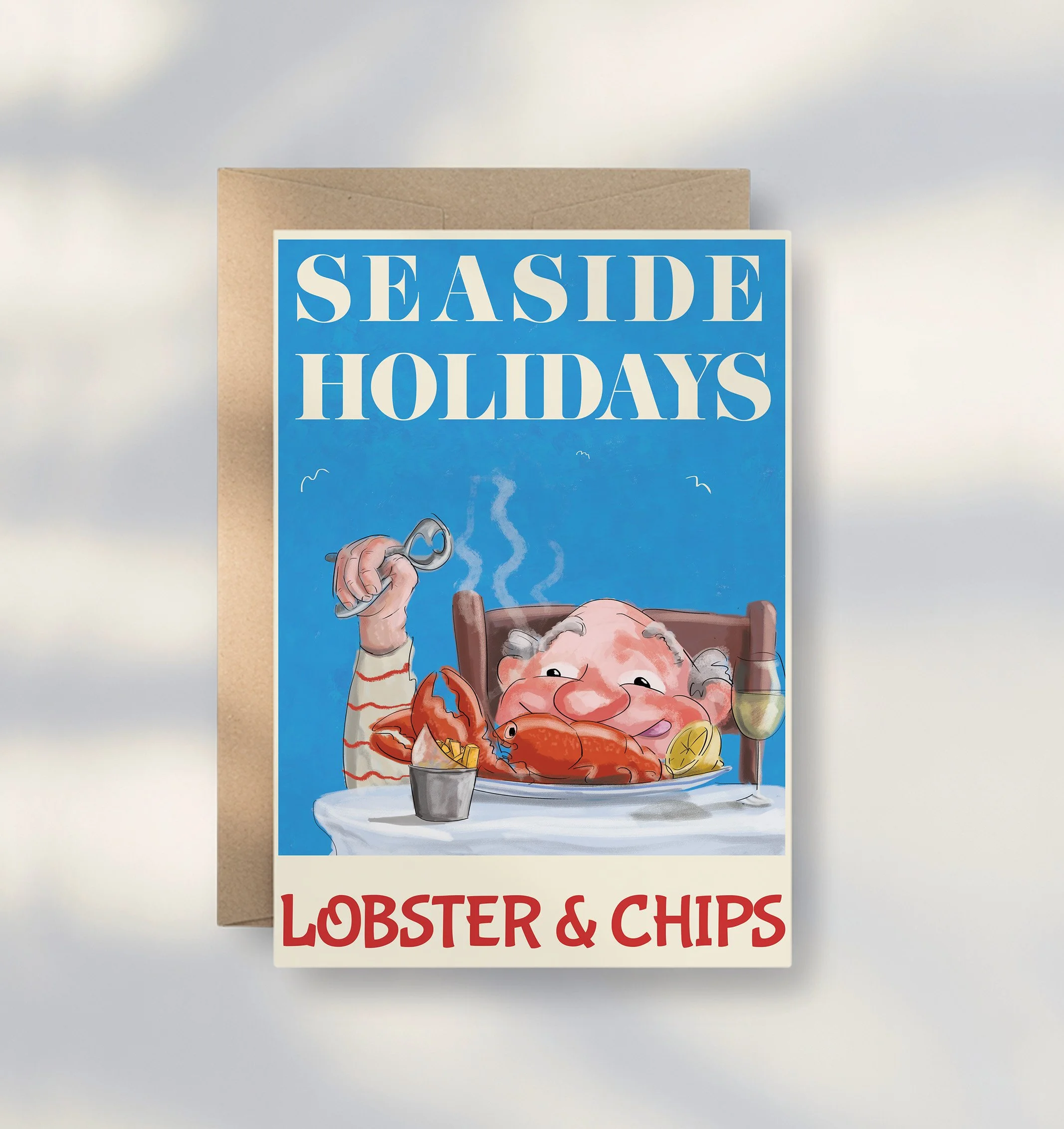 Seaside Holidays | A6 Greeting Card
