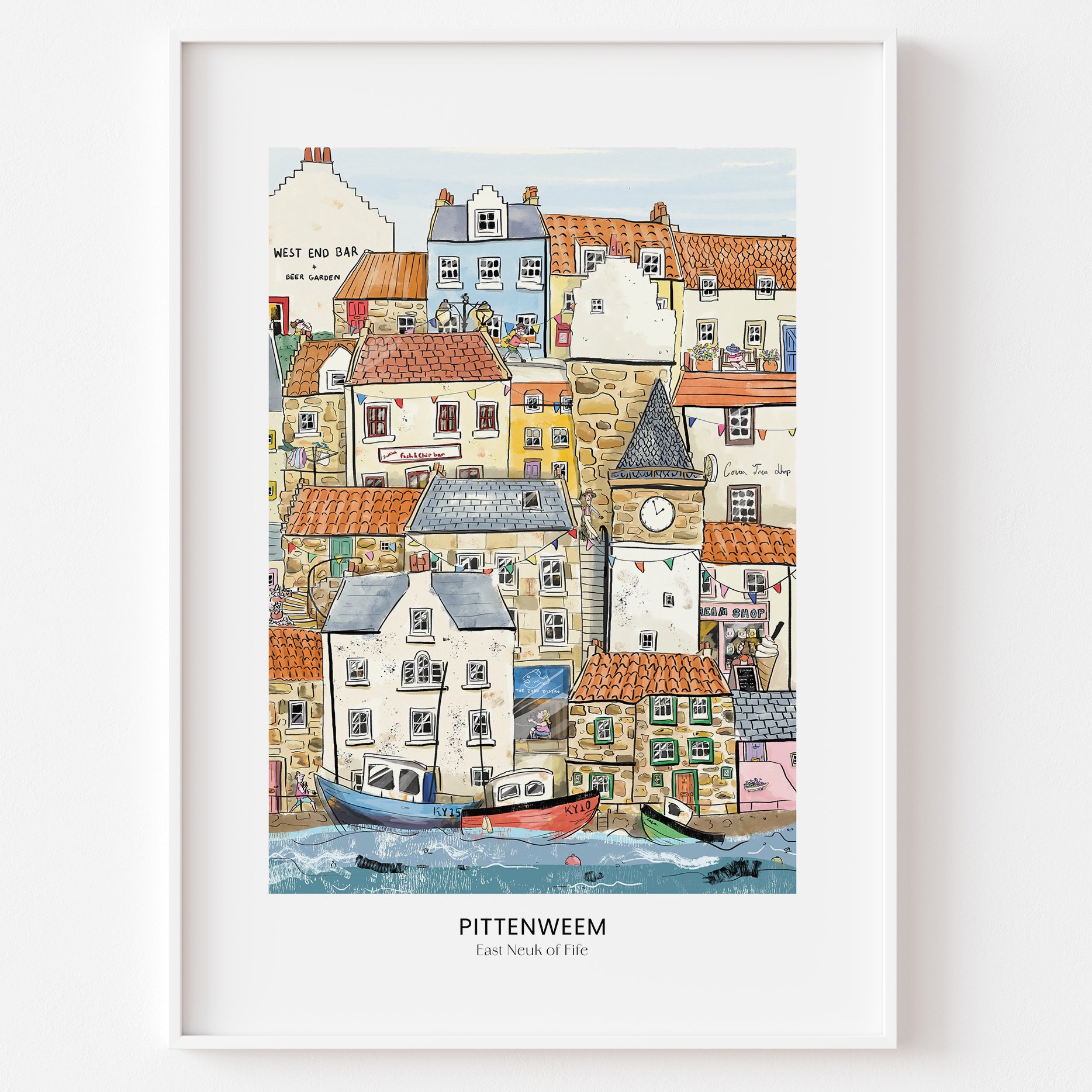 A3 Signed Print | Pittenweem