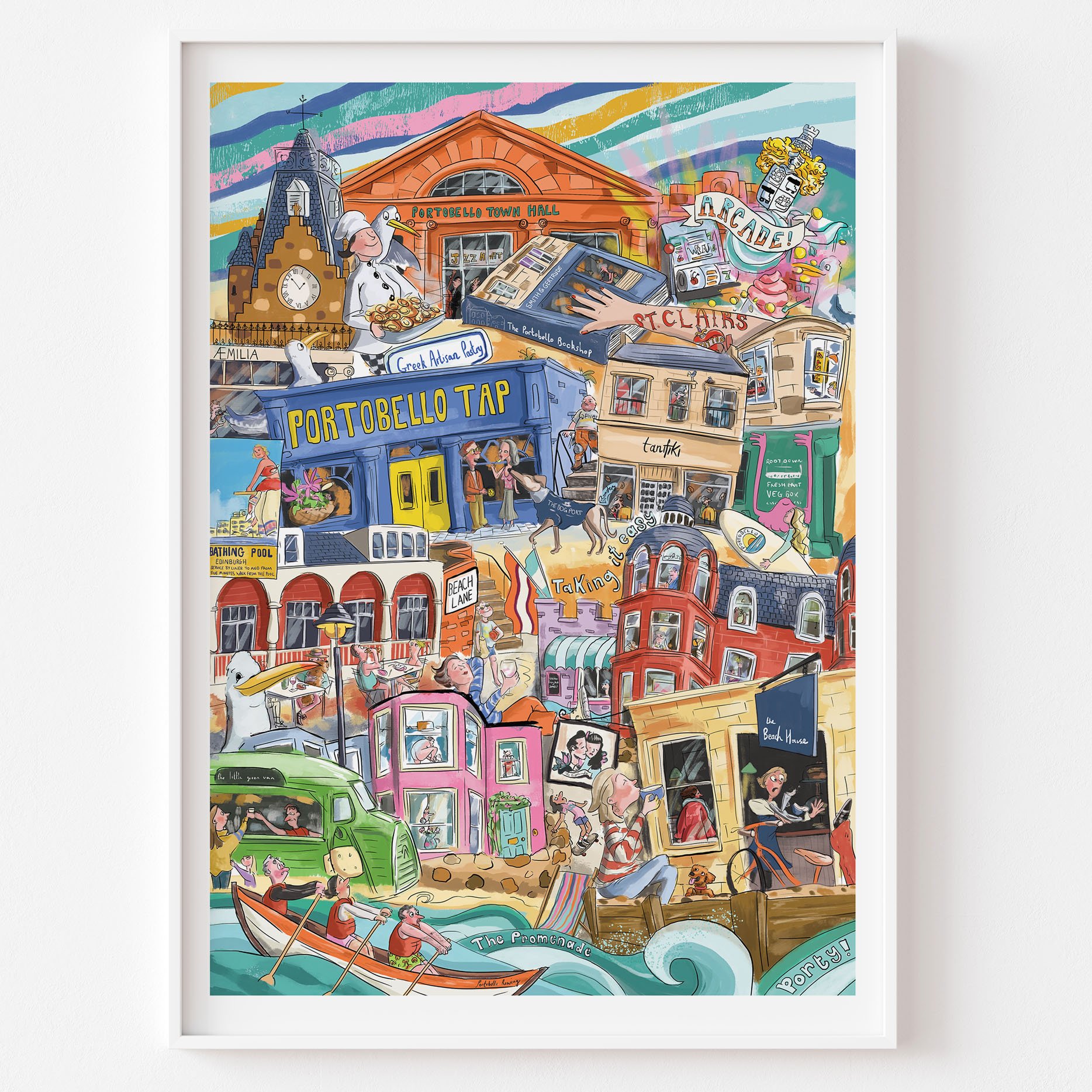 Signed A3 Print | Portobello