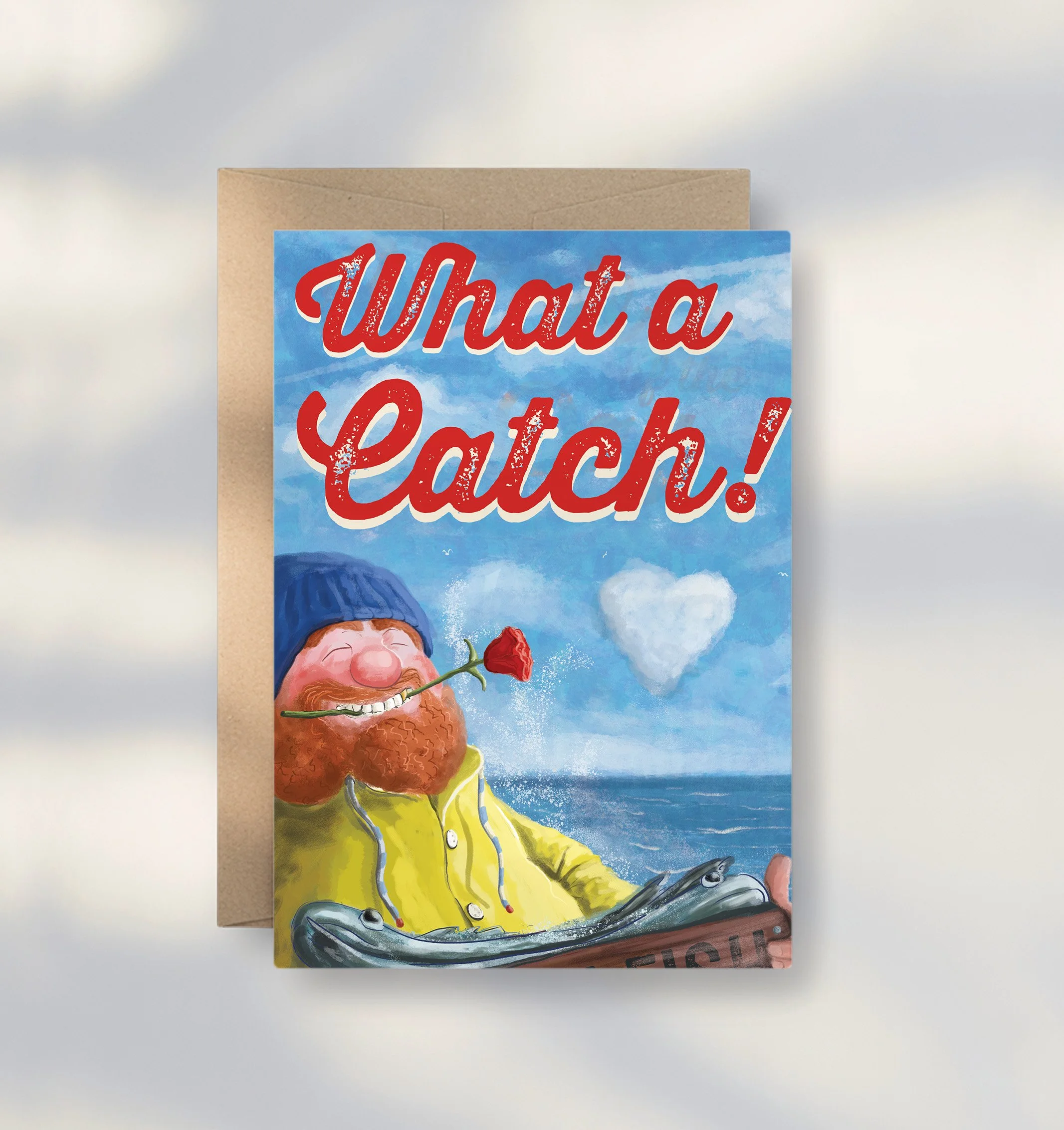 What a Catch! | A6 Greeting Card