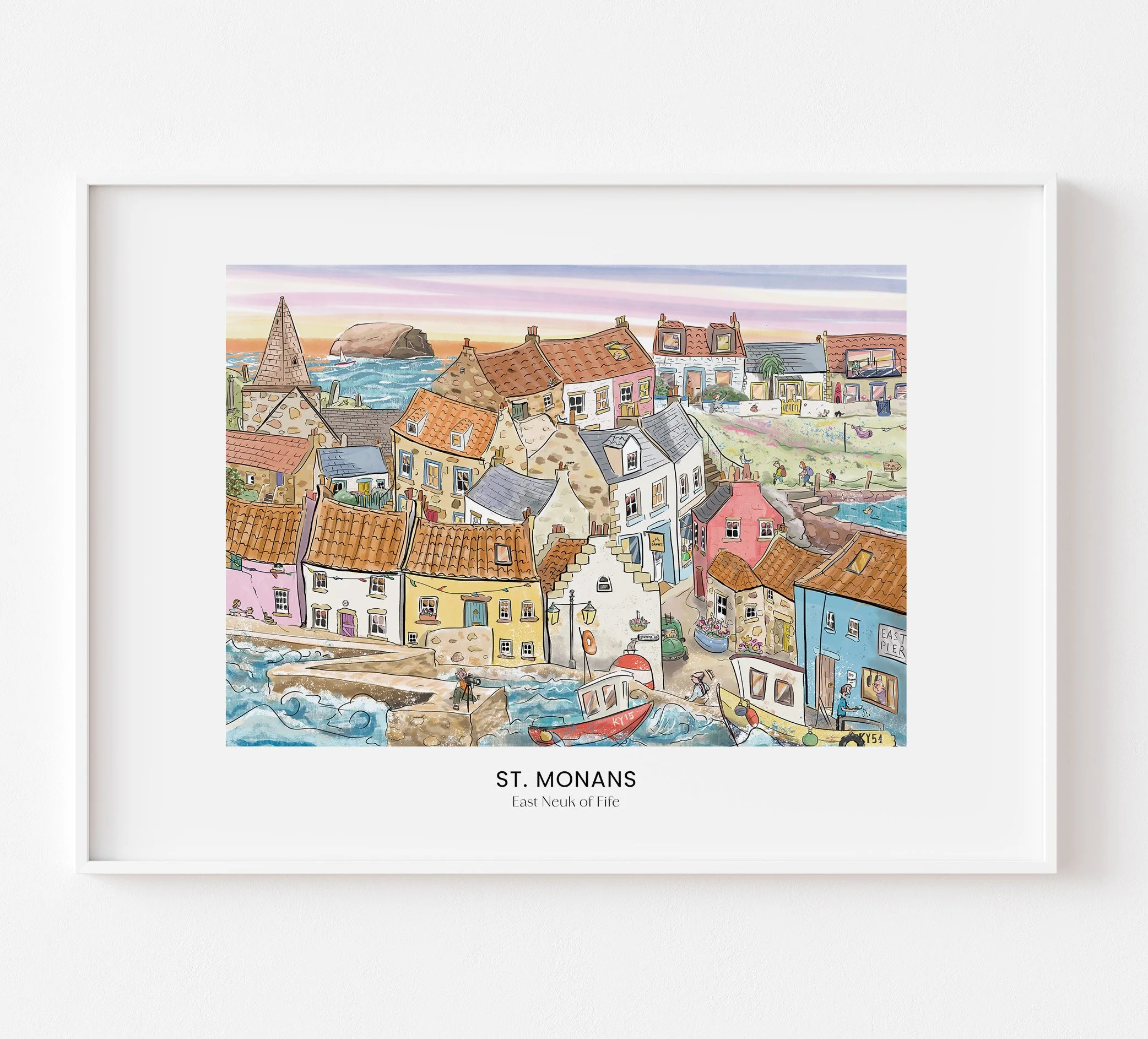 A3 Signed Print | St. Monans
